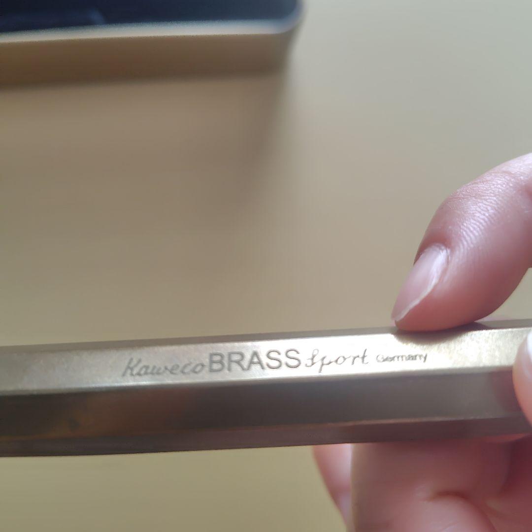 【中古品】カヴェコ ペンシル 0.7mm ブラススポーツ S/BRSP-BR