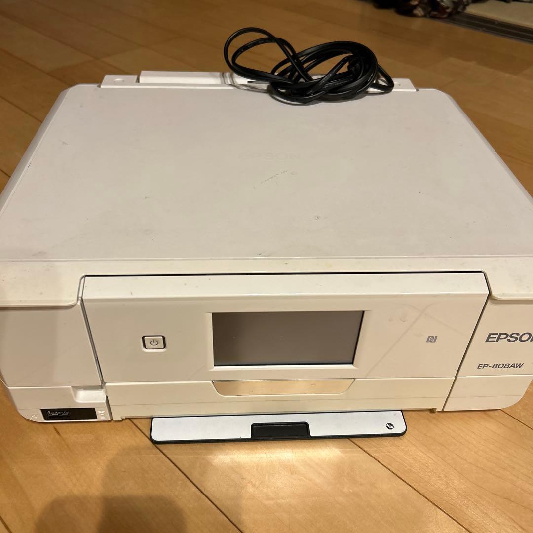 ジャンク品 EPSON EP-808AW ホワイト プリンター - メルカリ