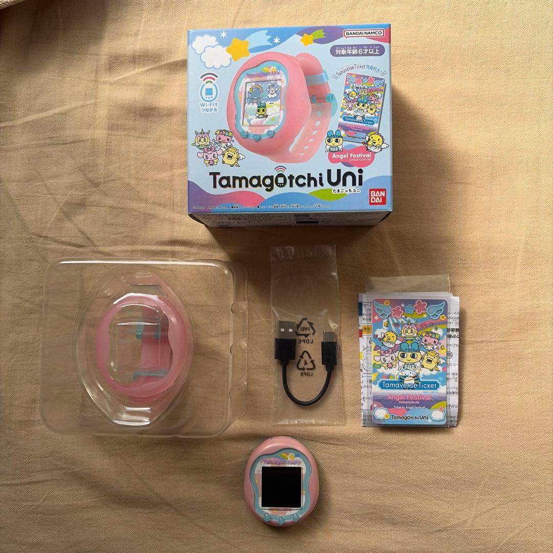 Tamagotchi Uni エンジェルフェスティバル 本体 Tamagotchi Uni Angel Festival | BANDAI TOYS