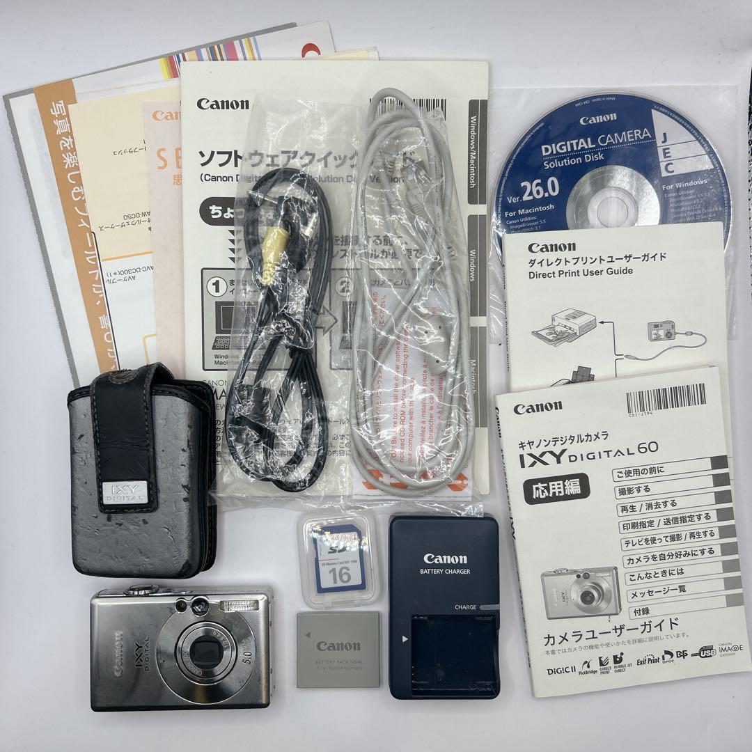 付属品多数】Canon IXY DIGITAL 60 キャノン
