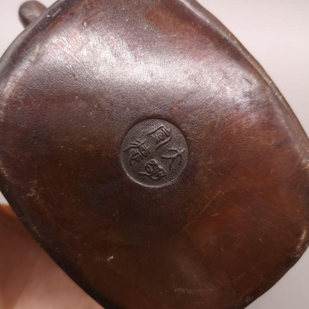 銅器 象壺 招財 吉祥 徳利 水筒 茶器 茶道具 装飾品 工芸品 置物