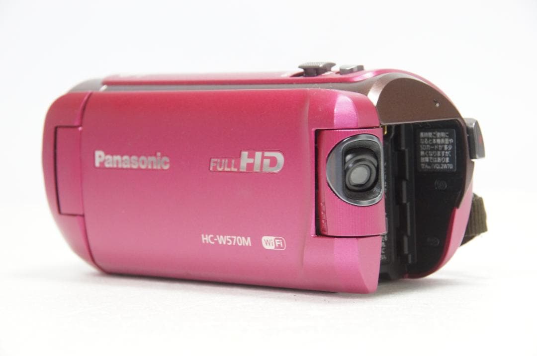 【美品】Panasonic HC-W570M ピンク ビデオカメラ フルHD