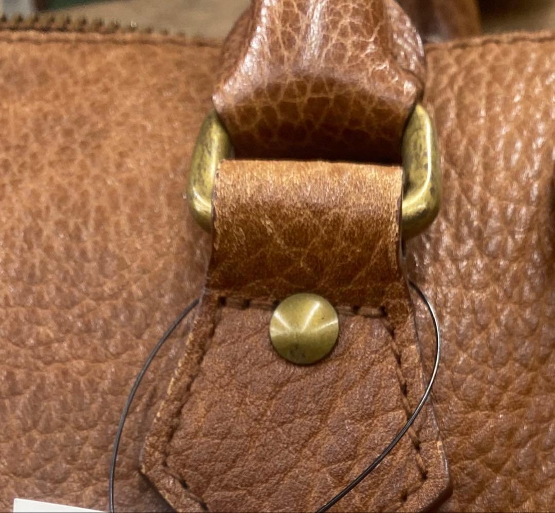 ポロラルフローレン ミニボストンバッグ　ハンドバッグ レザー 本革