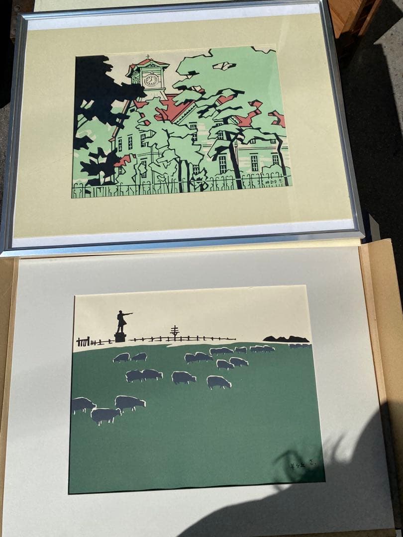 宮田三郎「札幌風景 木版画集」全4点セット 三越札幌店50周年記念