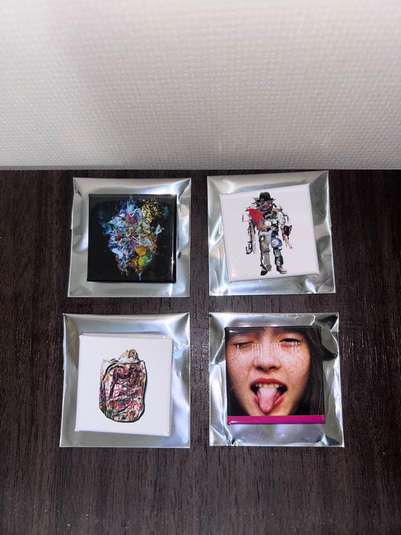 RADWIMPS ビックエコーコラボ商品 ジャケット缶バッジ 4種