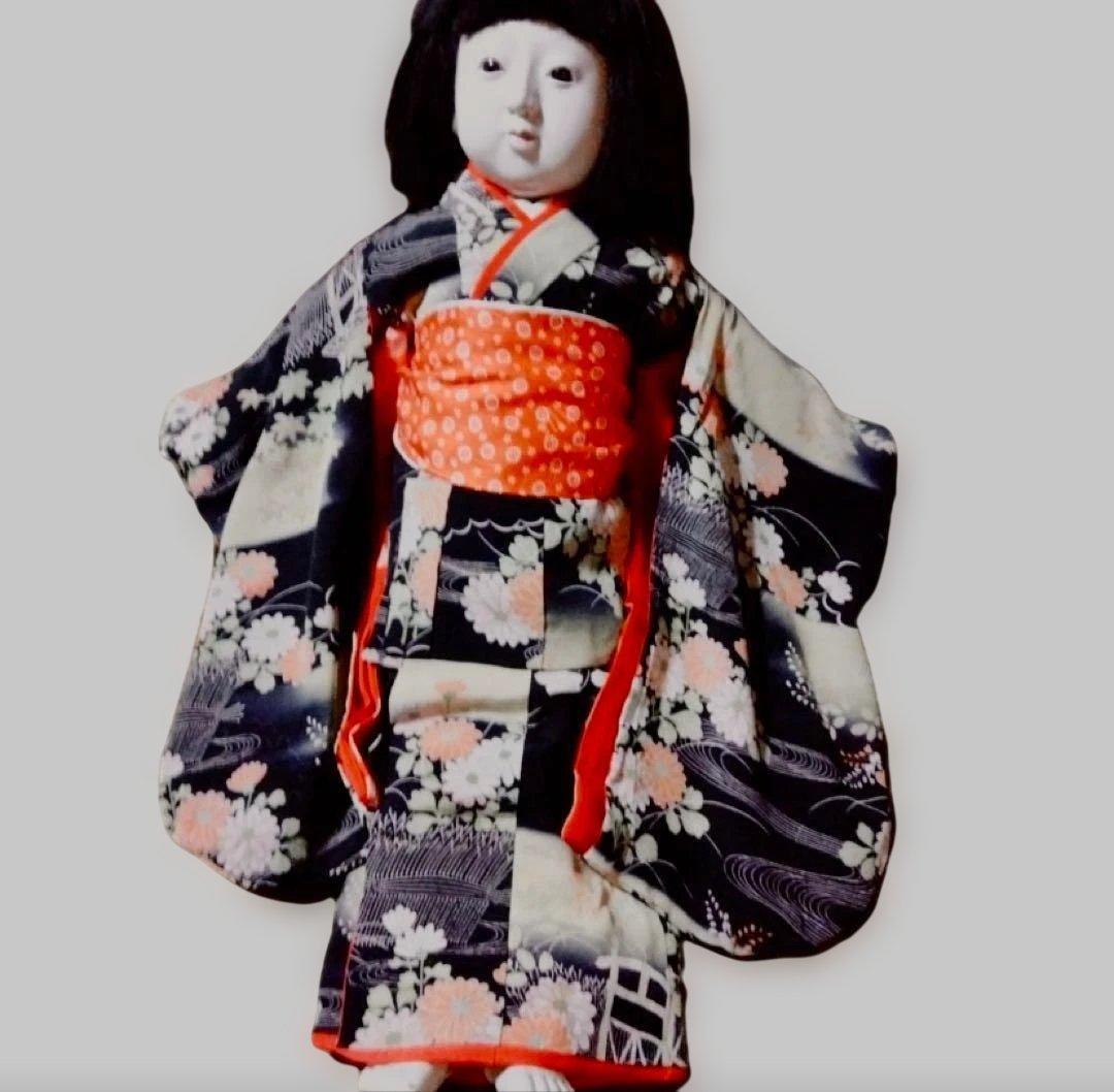 大きなサイズ お人形用着物 半襦袢18号 65cm位 市松人形 ビスクドール