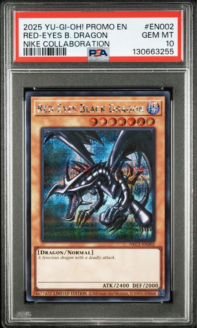 PSA10 レッドアイズブラックドラゴン×NIKE コラボ 遊戯王