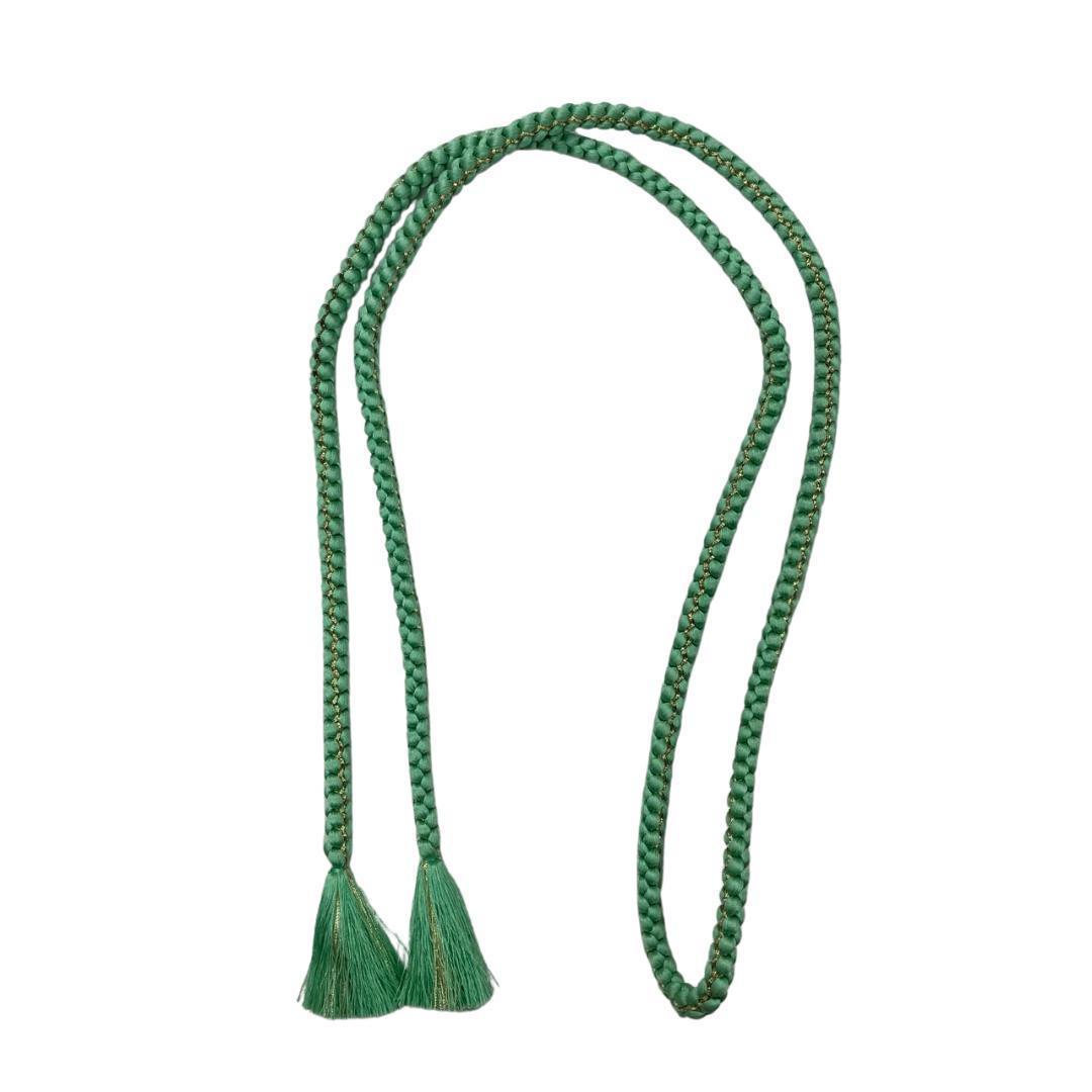 お得品】 振袖セット 成人式 正絹 古典柄 振袖 緑 S*65 ○