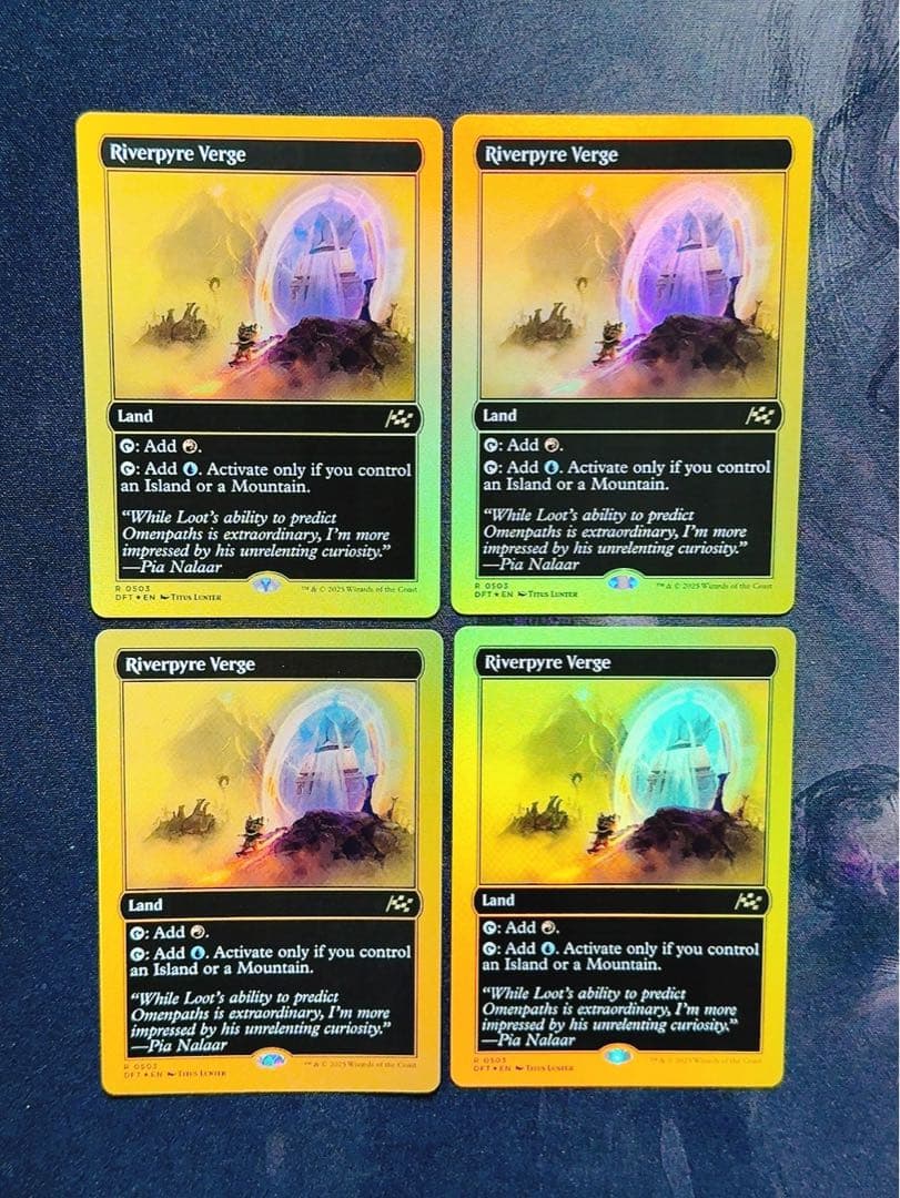 【ショーケースfoil】リバーパイアーの境界 英語　4枚セット