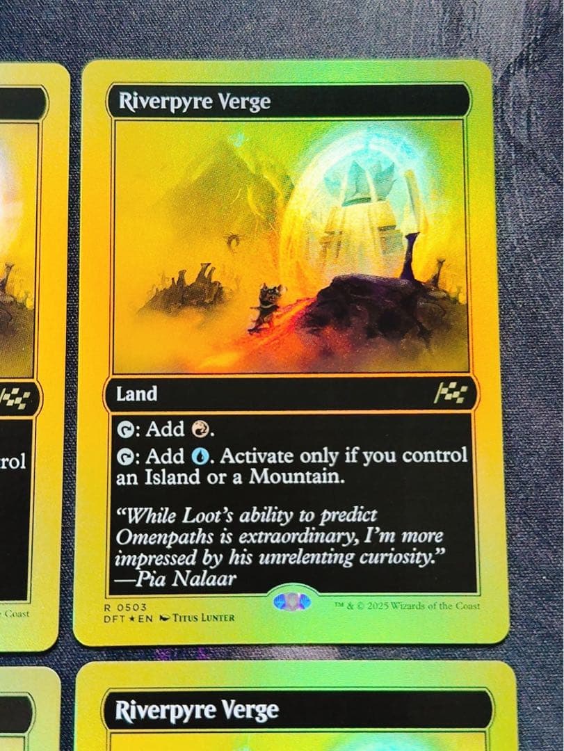 【ショーケースfoil】リバーパイアーの境界 英語　4枚セット