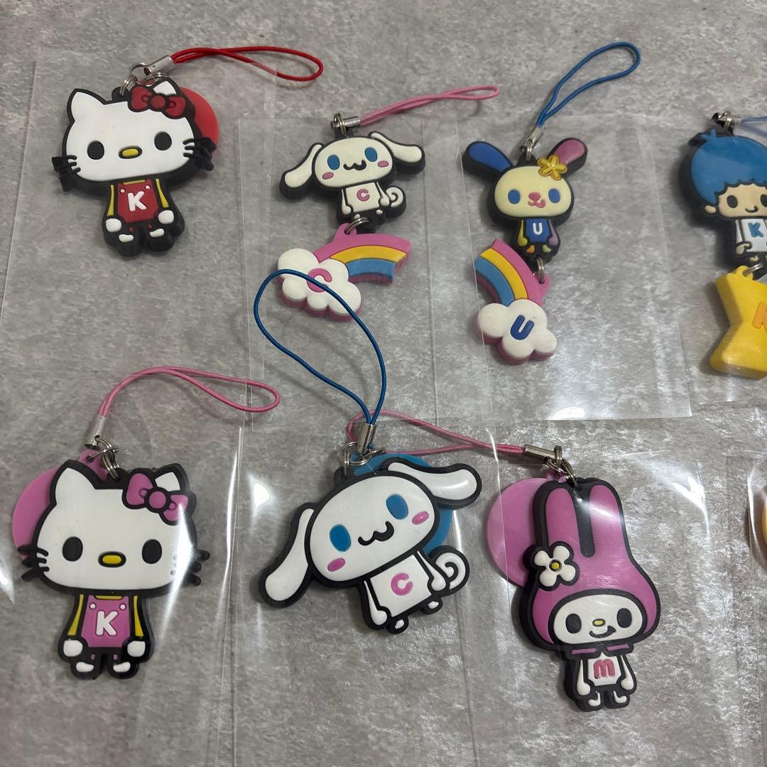レトロ　レア　サンリオラバーストラップ　14種セット　まとめ売り