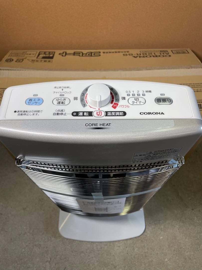 コロナ コアヒート 遠赤外線電気ストーブ AH-128R-SS 2018年製CORONA