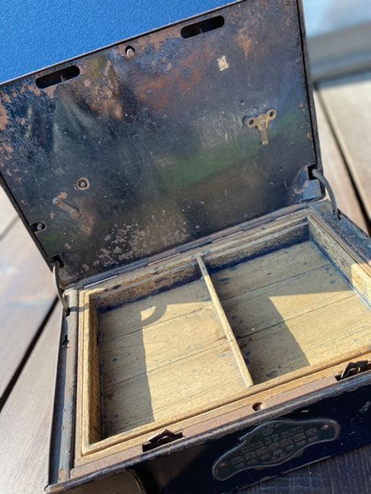 希少品】千鳥式手提金庫 明治大正 戦前アンティーク ヴィンテージ