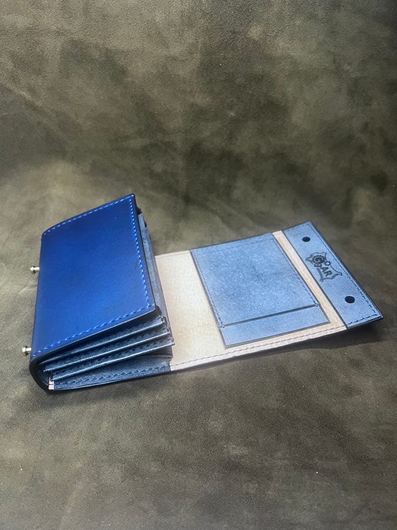 エムピウ ミッレフォッリエ　同型　コードバン　革財布