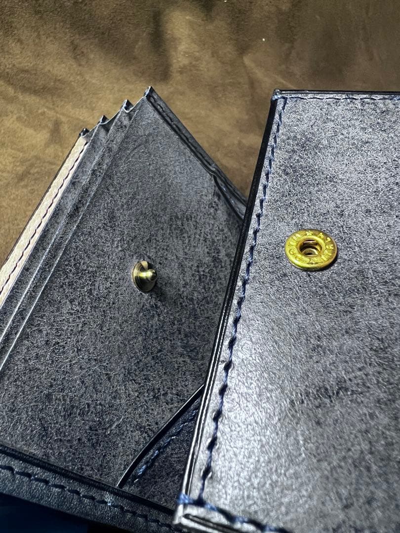 エムピウ ミッレフォッリエ　同型　コードバン　革財布