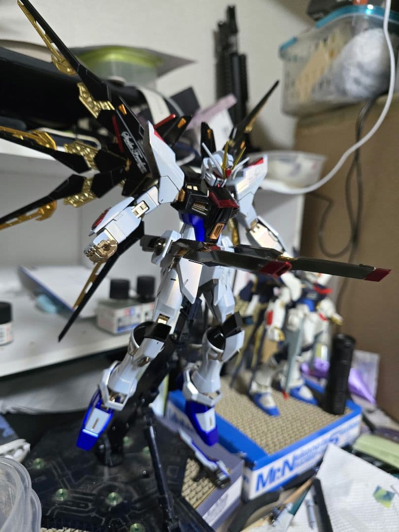 MG ストライクフリーダム 蛍光×キャンディ塗装 全塗装 一点物 展示実績あり