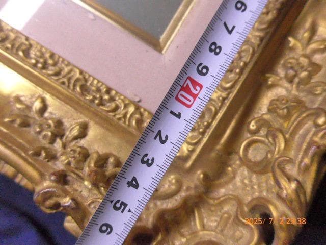 美品　素晴らしいモールドのゴールドフレーム 油彩画SM用
