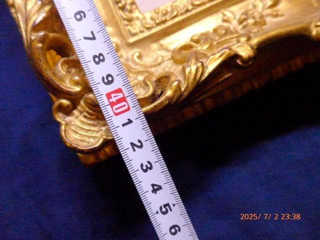 美品　素晴らしいモールドのゴールドフレーム 油彩画SM用