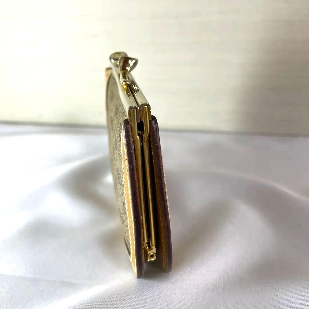 番号15 美品　【グッチ】 インターロッキングG がま口 ケース GG