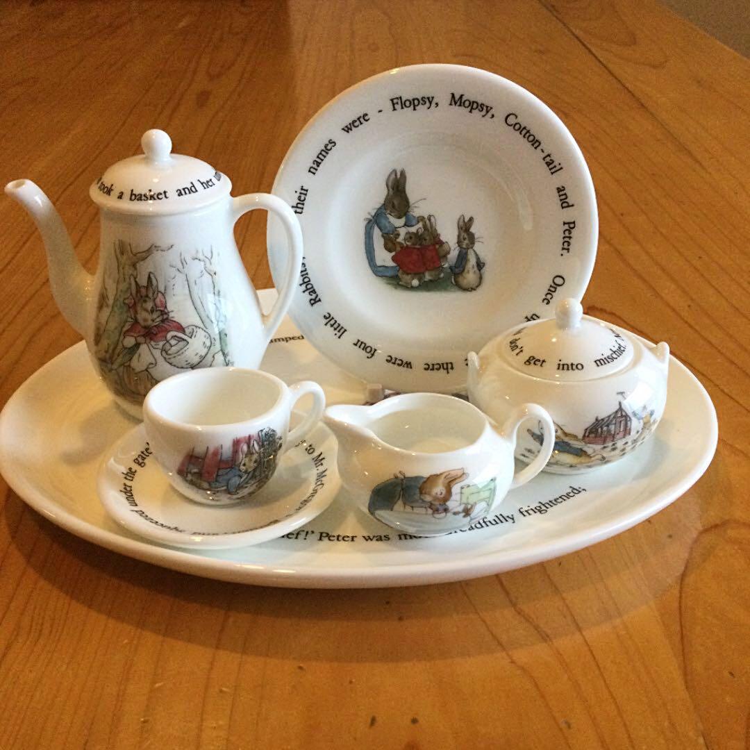 ミニチュア ウエッジウッド ピーターラビット コーヒーセット