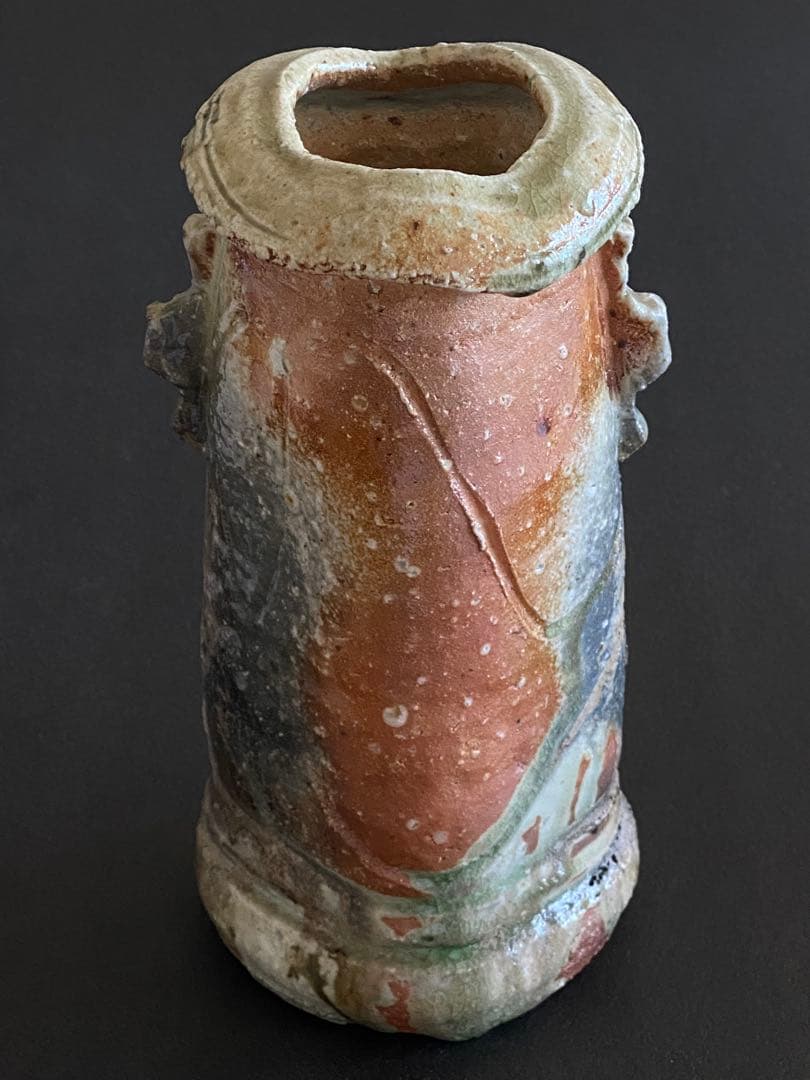 信楽焼　花瓶　花器　花入　井村侊生　　#3413 信楽焼 花瓶 花器 花入 井村侊生 #3413