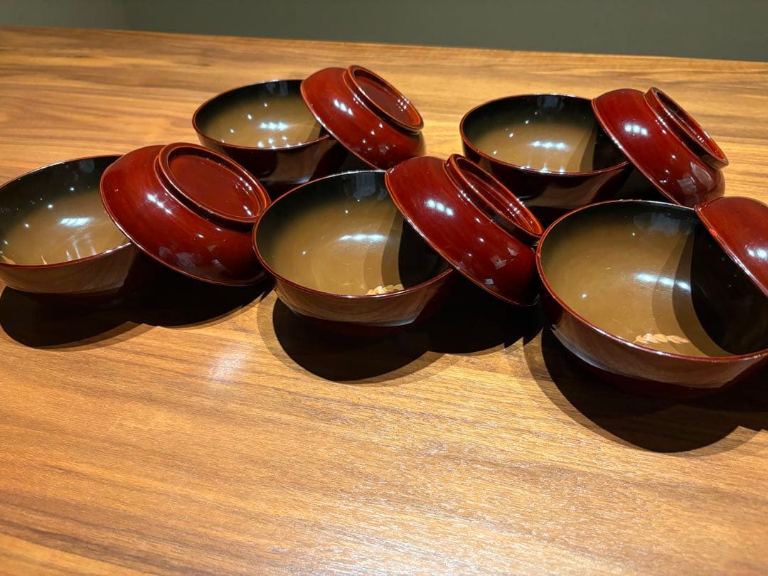 骨董品　明治末期〜大正初期　輪島塗　金蒔絵　漆器椀 煮物椀　茶懐石　5客セット