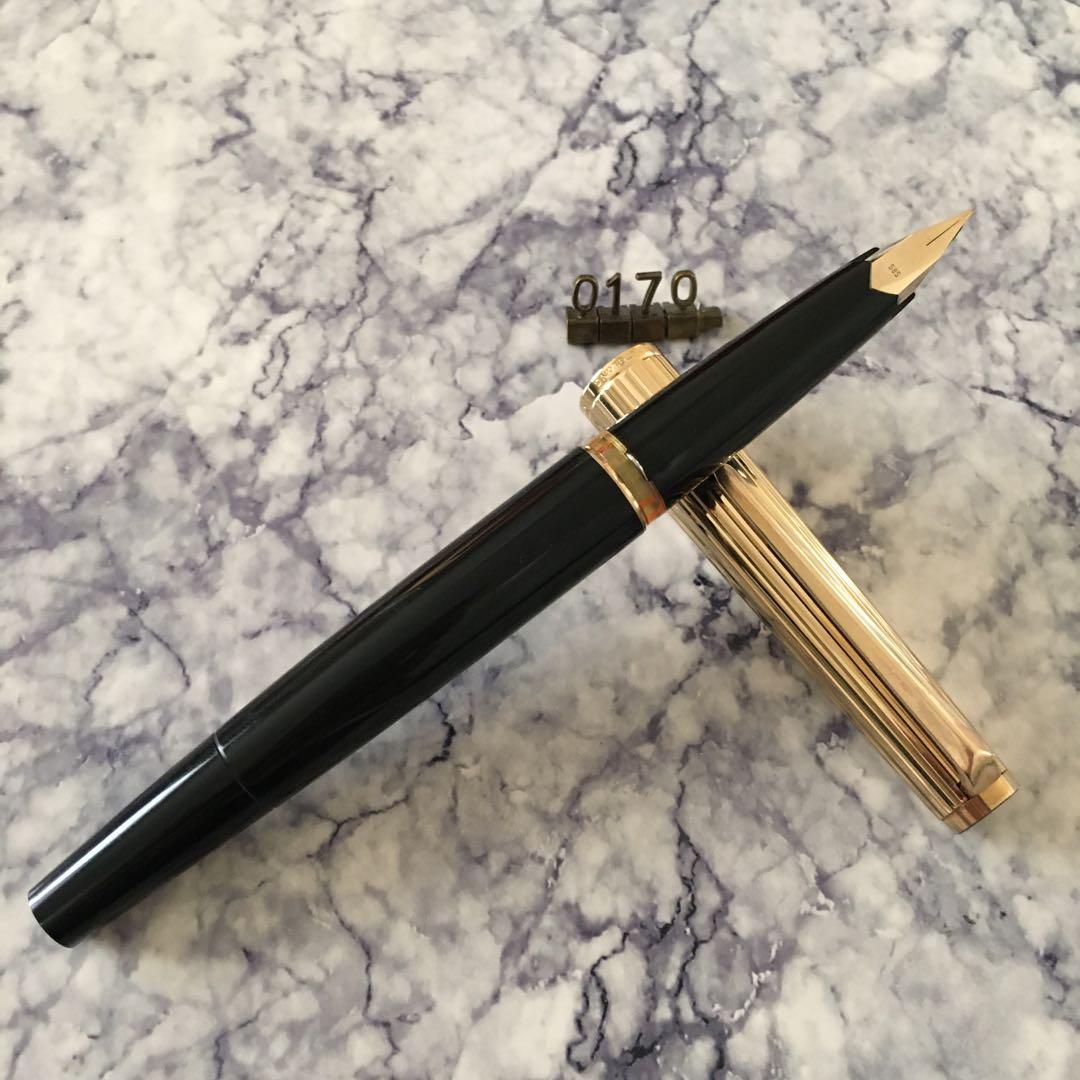 0170 オーバーホール済み 万年筆 モンブラン MONTBLANC 14k MONTBLANC