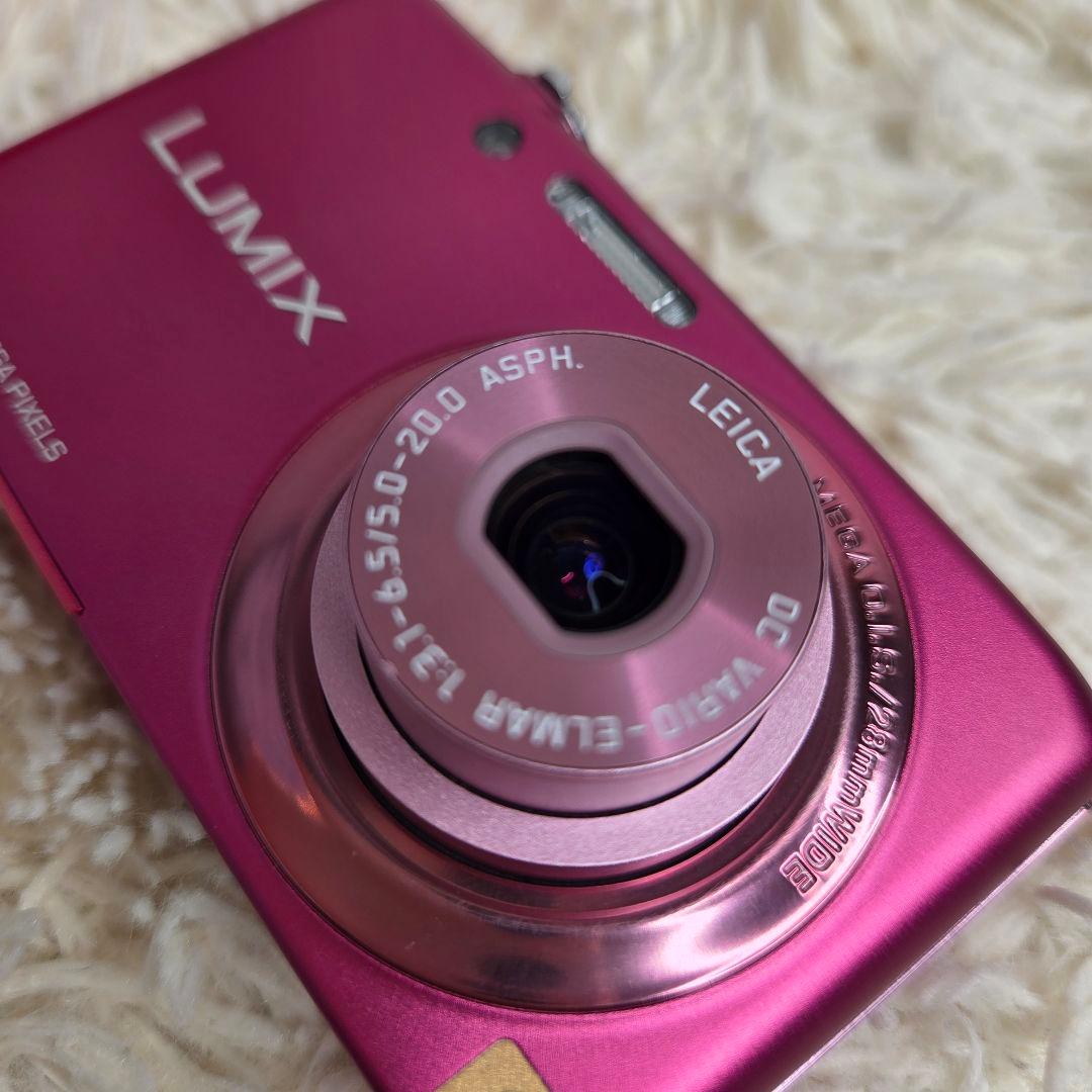 【美品】パナソニック　デジタルカメラ LUMIX DCM -FH7 ピンク