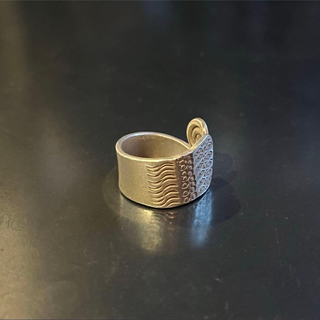 SILVER925 NATIVE SWIRL RING/シルバー/リング