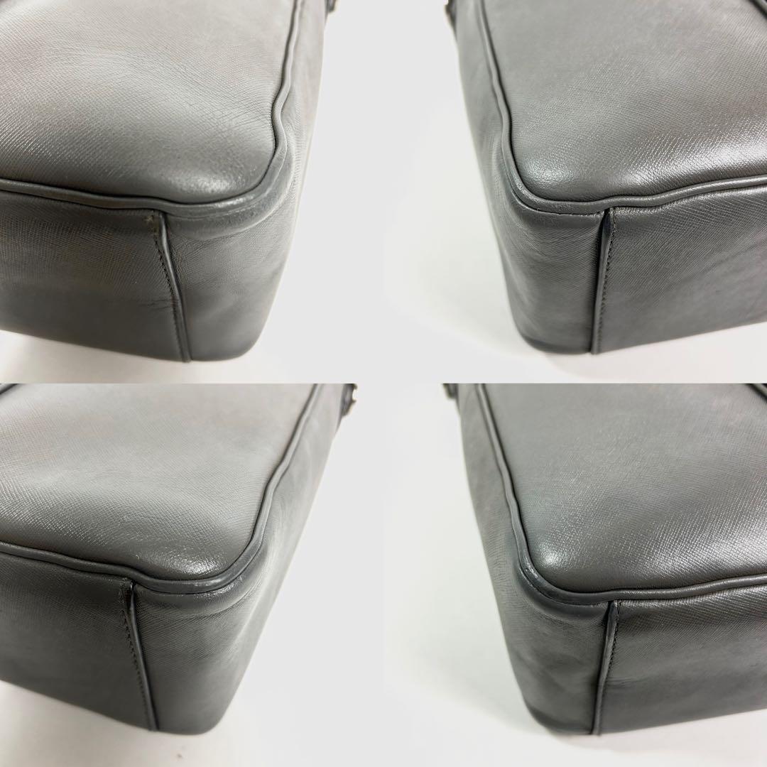 ✅【格安】定価9.4万　メンテ済み　コーチ　ビジネスバッグ　COACH グレー