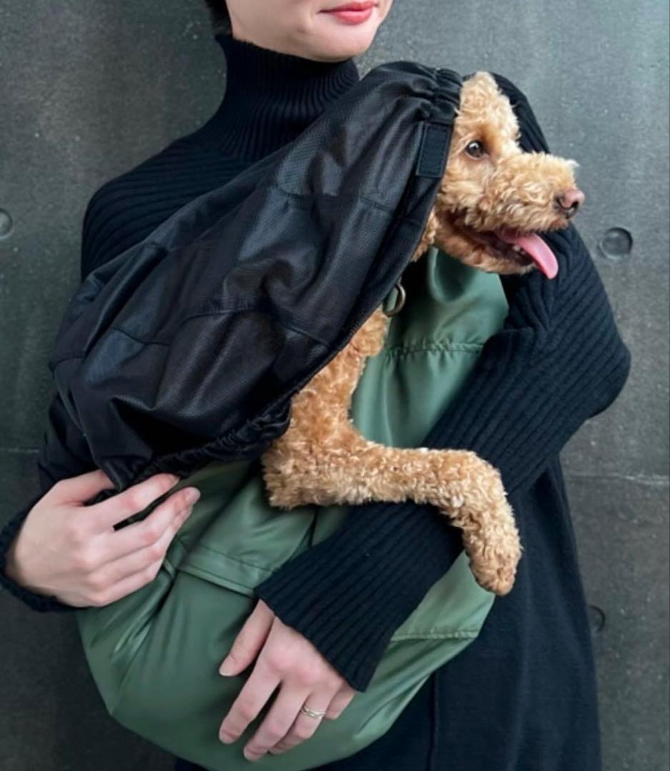 paw's living × ervaコラボ商品 スリングキャリー ブラック paw's living × ervaコラボ商品 スリングキャリー ブラック