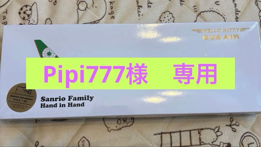 エバー航空 1:200 モデルプレーン Sanrio Family - メルカリ