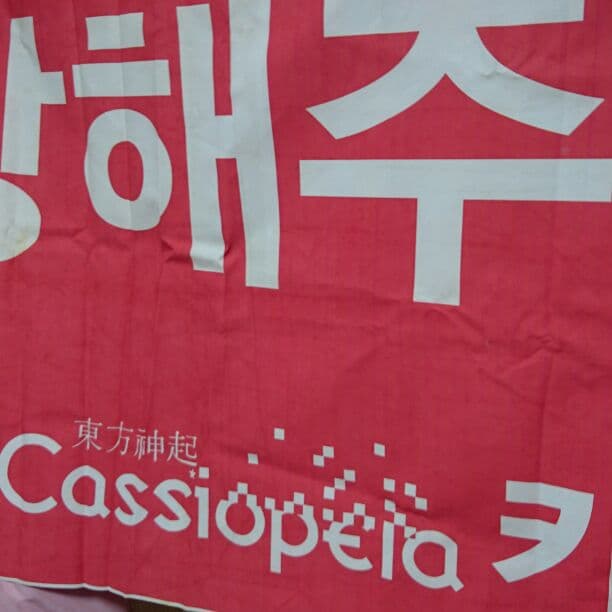 ☆激レア☆東方神起 韓国FC Cassiopeia ～O～正反合応援タペストリー