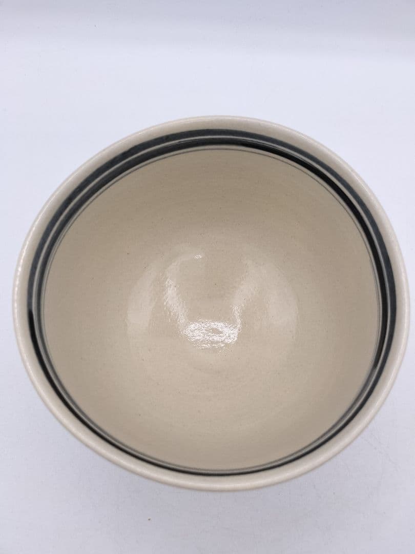 c585 茶碗 古曽部 安南手 人物草花 高規古曽部 義宗窯 木箱