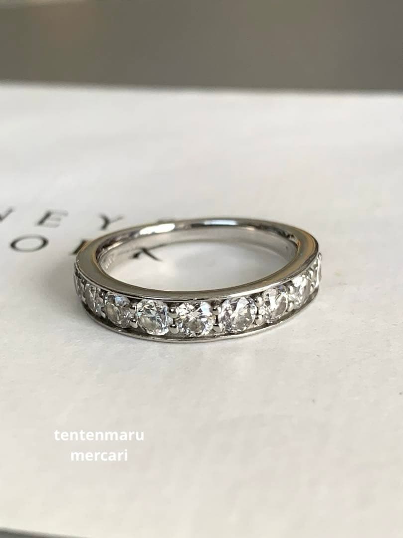 和*美様 エステール☆pt900 1.08ctダイヤモンドハーフエタニティリング