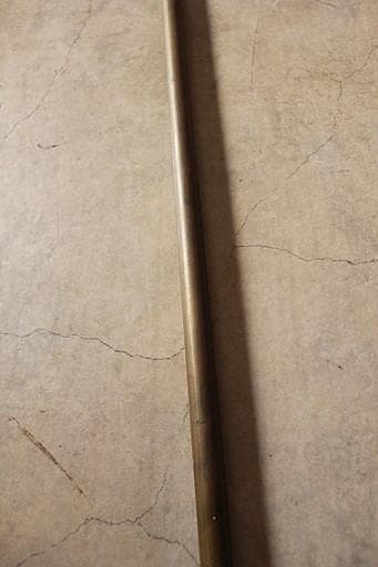 古い真鍮製の自在鉤　囲炉裏　古民家　吊り下げ　フック