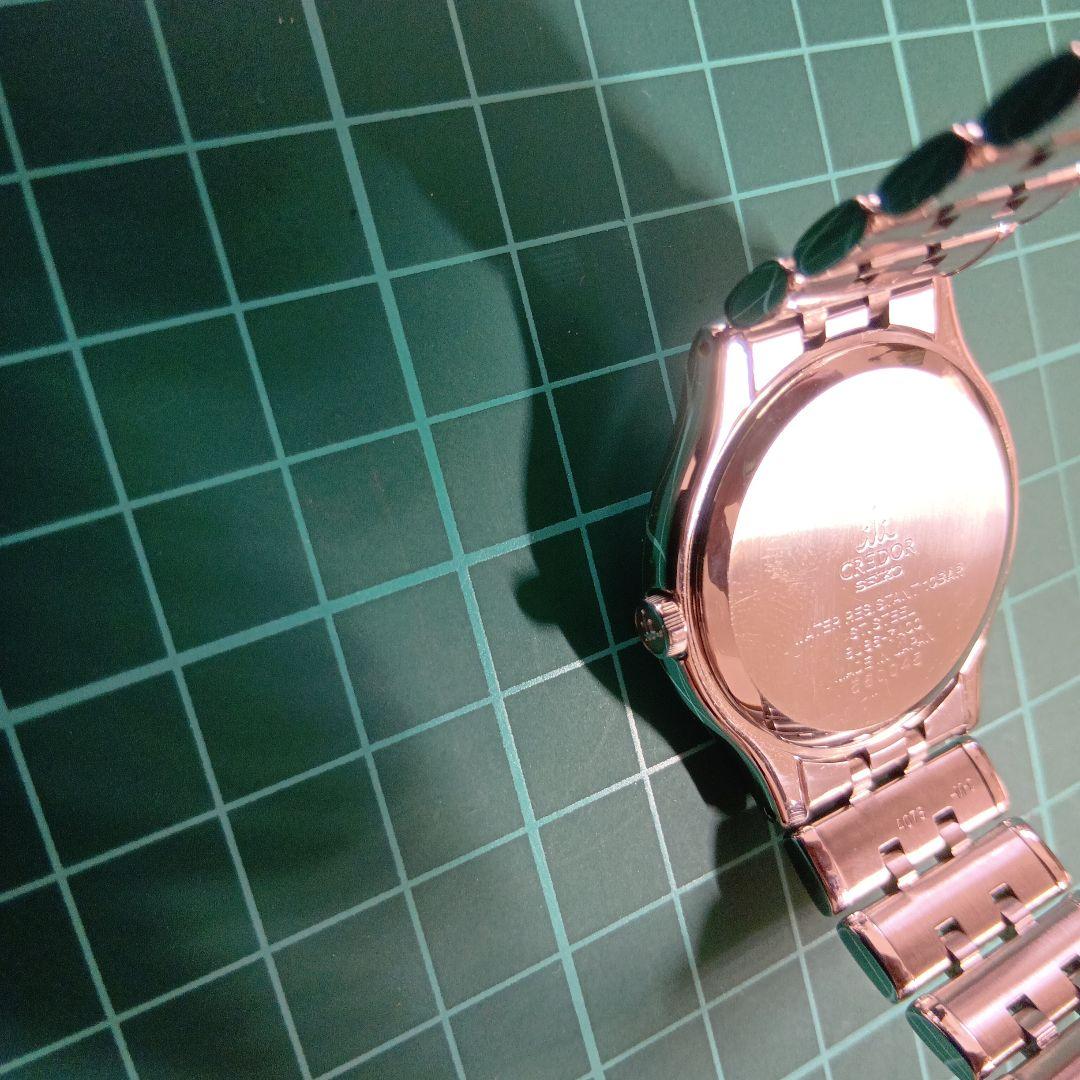 CREDOR シルバー クォーツ腕時計