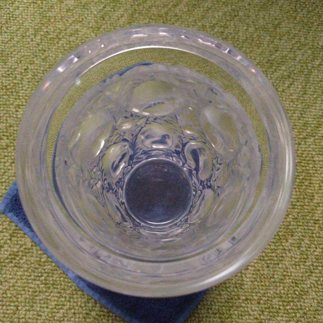 Lalique バガテル 葉と鳥の彫刻 花瓶 lalique ルネ・ラリック