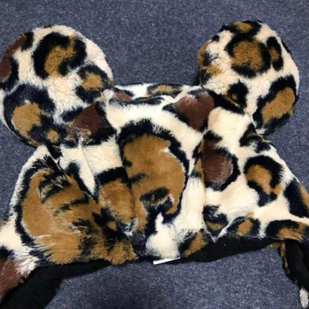 レア】ディズニーリゾート 卒ディズ ファンキャップ ヒョウ柄