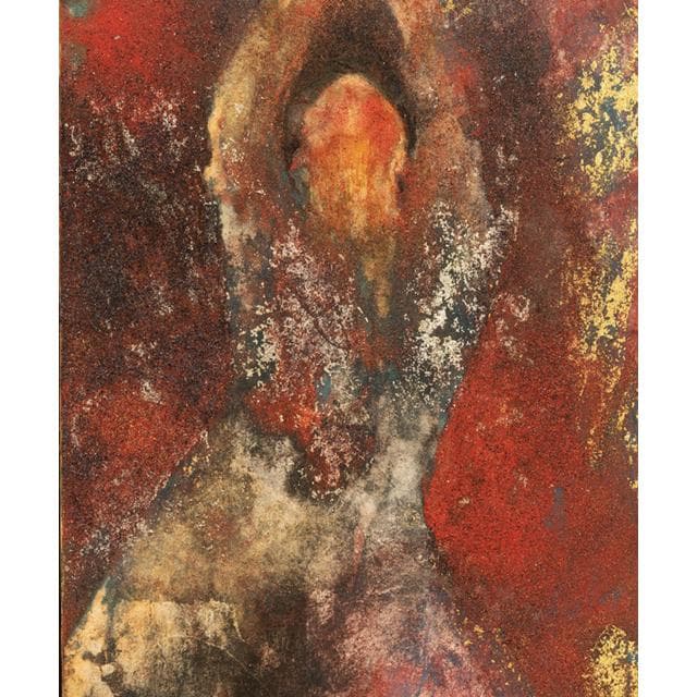 行近壮之助 作 日本画 アメノウズメノミコト 天宇受売命 肉筆／開運