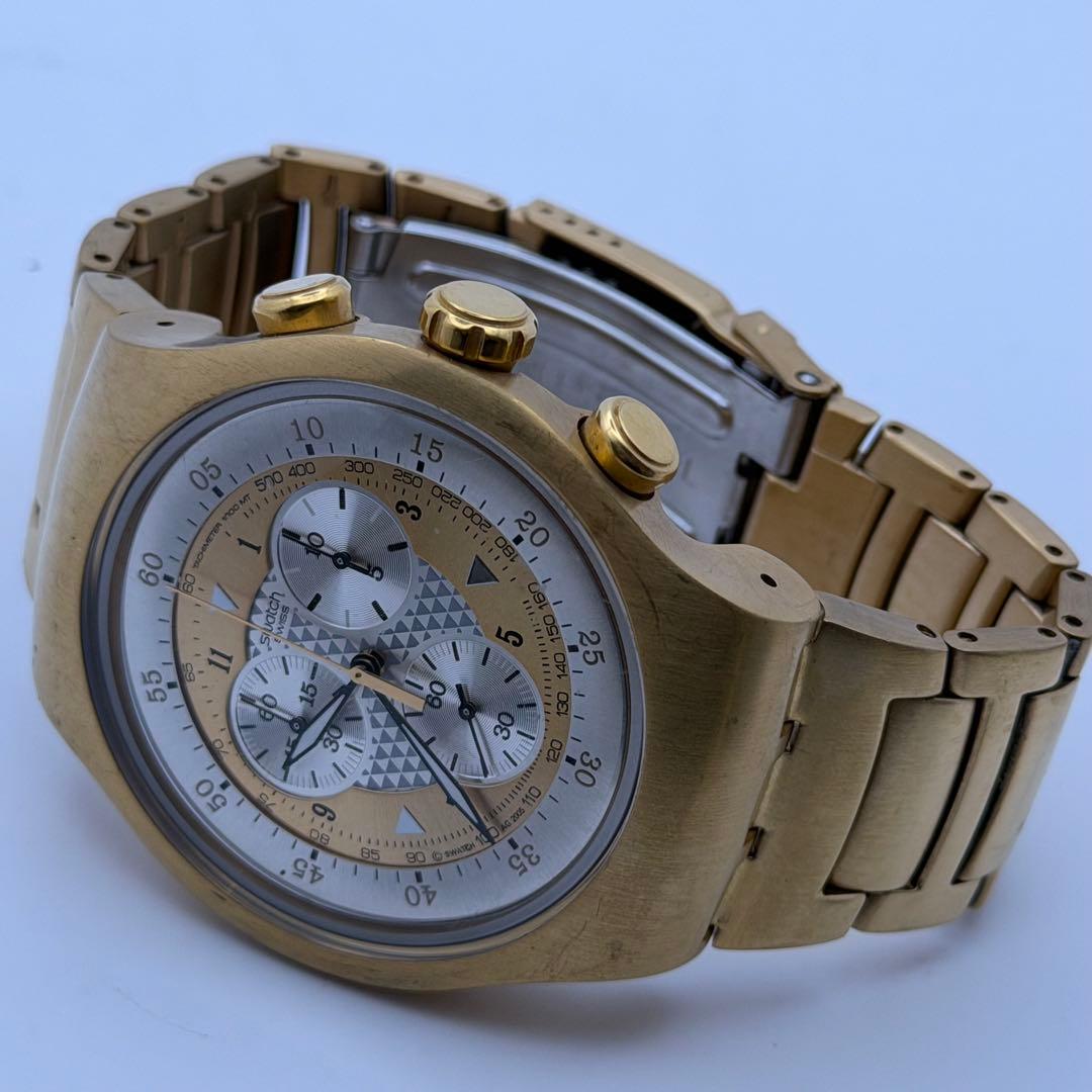 【超希少】スウォッチ　アイロニー　ビッグクロノ　YOG100G クォーツ