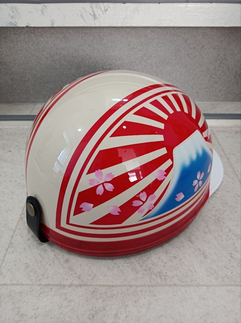 カスタムコルク半　アイボリー✘赤富士日章　桜花