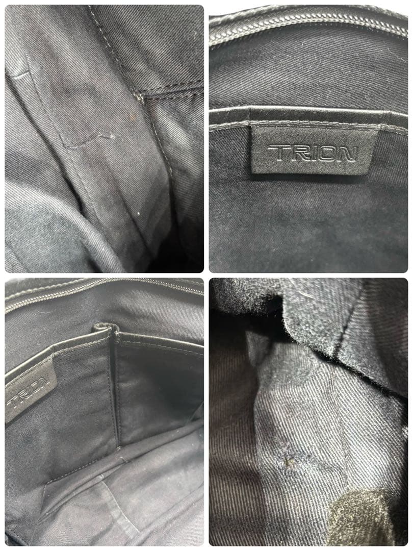 【ヴィンテージ】トライオン　2way ビジネスバッグ　ショルダー　トート　黒