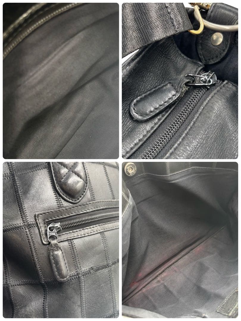 【ヴィンテージ】トライオン　2way ビジネスバッグ　ショルダー　トート　黒