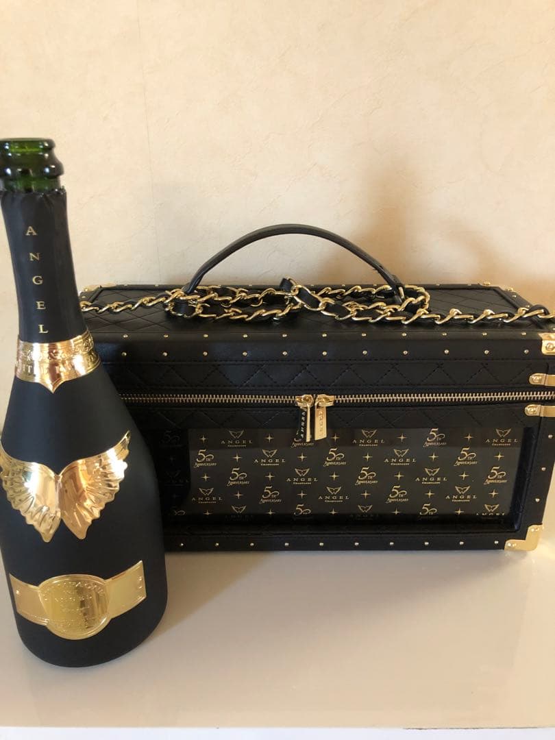 エンジェルシャンパン 空箱 空瓶 5周年記念モデル エンジェル