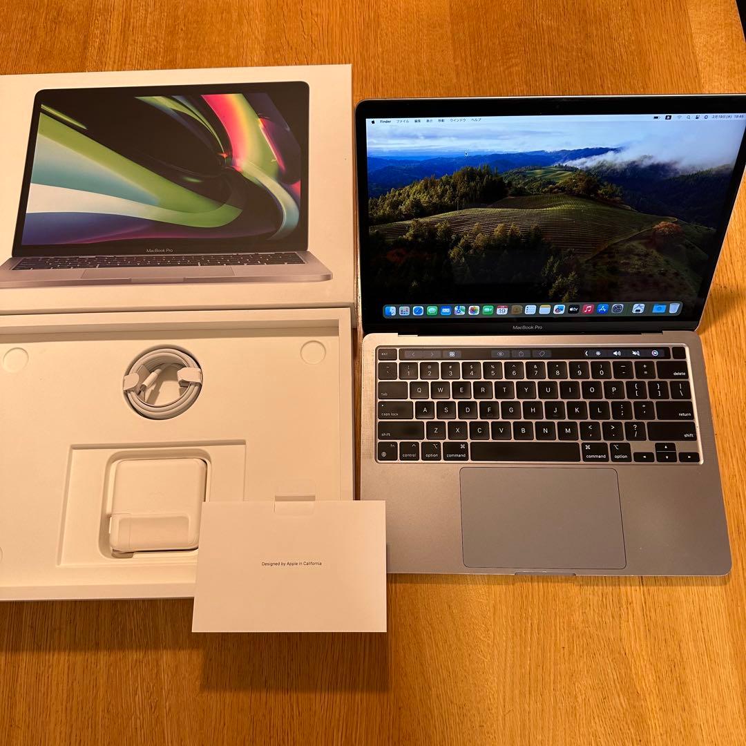 M1 2020 Macbook Pro 13インチ16GB 2TB