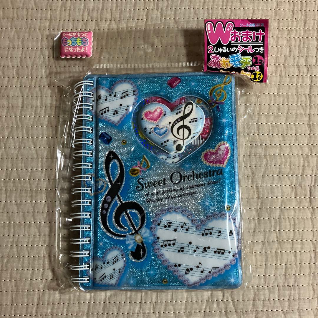 平成レトロ シール帳 音符 平成レトロ シール帳 音符 文房具・事務用品