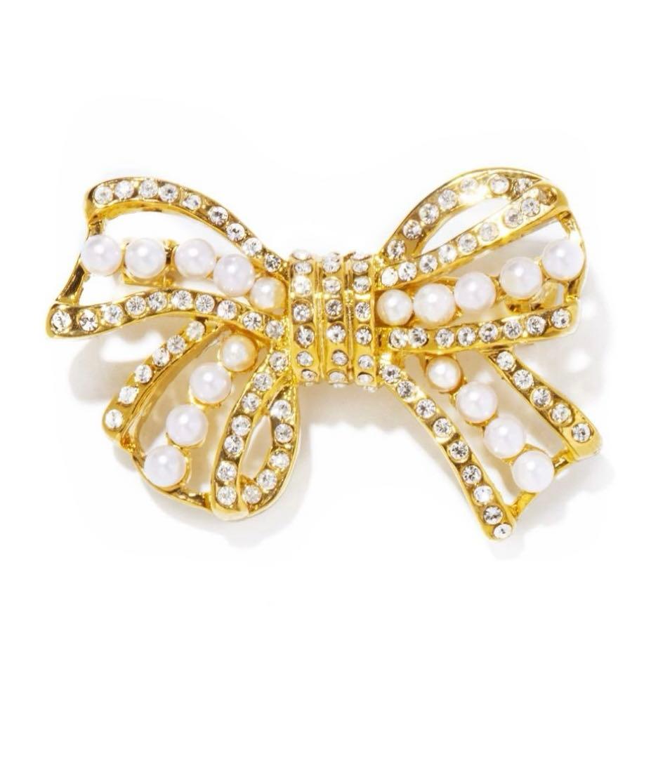 IRIS 47】bow brooch BO66 ゴールド イリスフォーセブン