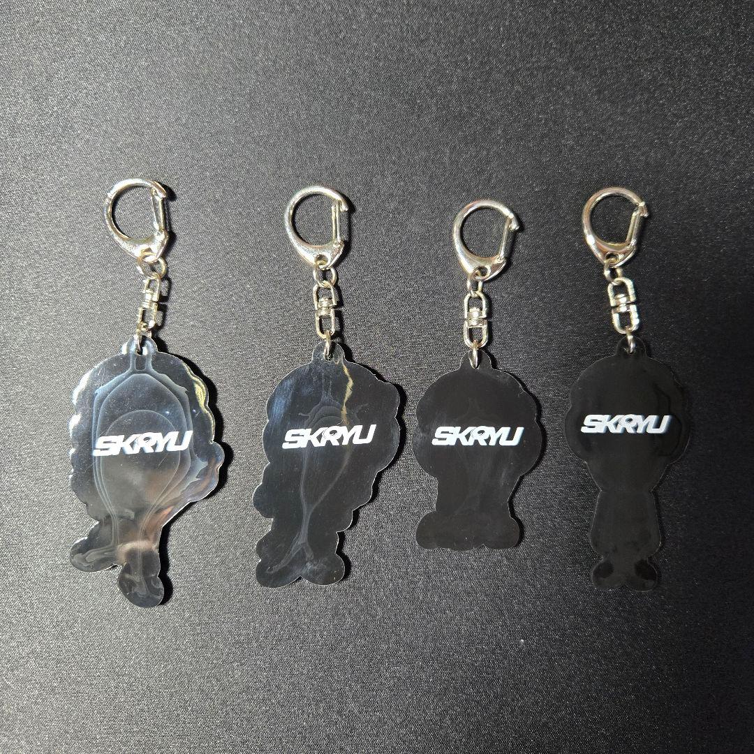 SKRYU ラバーキーホルダー 喜怒哀楽 コンプリート 全4種 ラバー