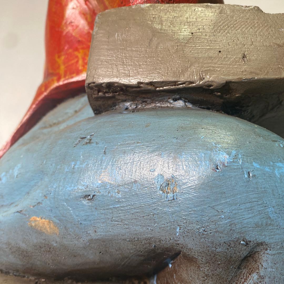 R 1点物 輸入 大型 彫刻 ヴィンテージ ピエロ R 1点物 輸入 大型 彫刻